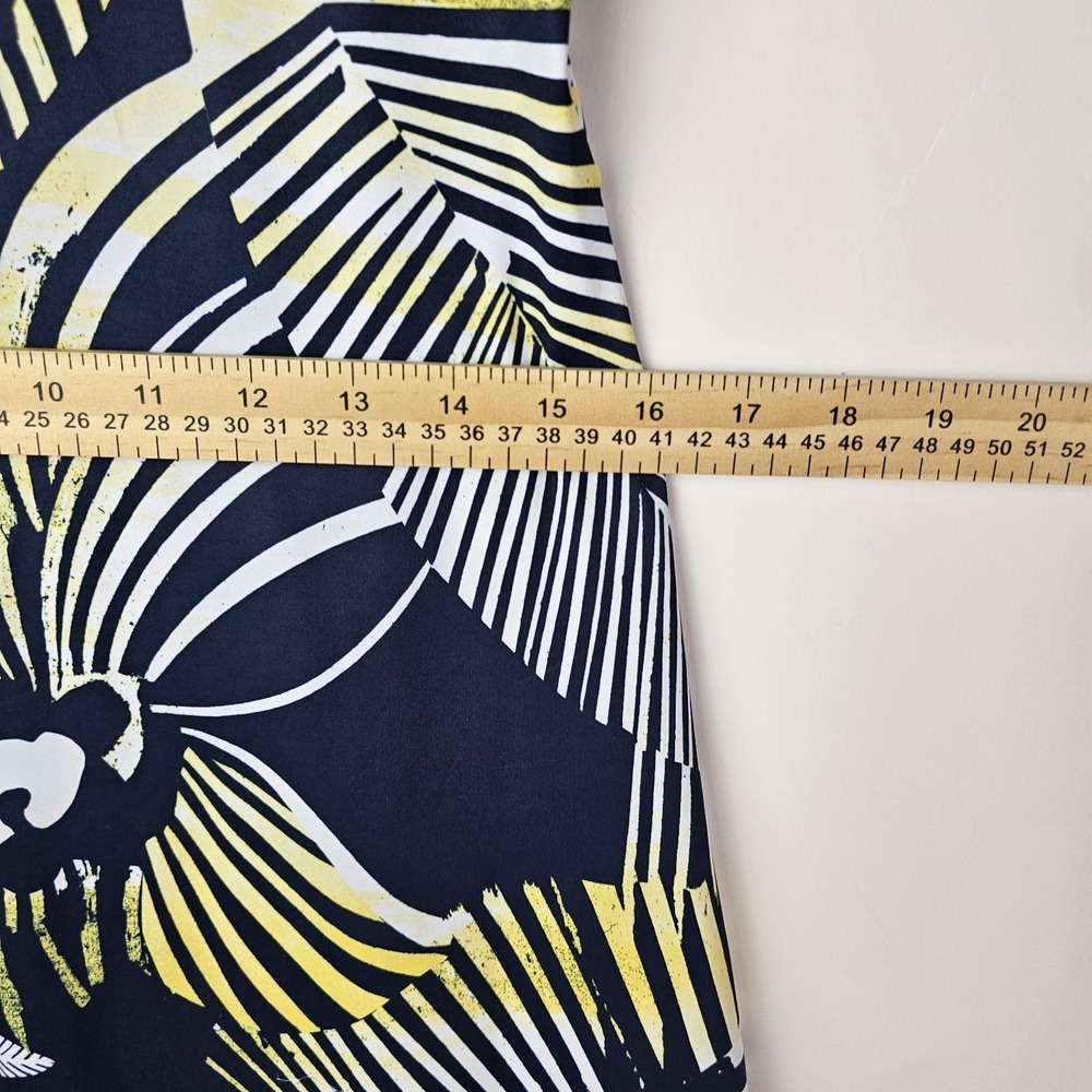 Columbia Womens Medium NWT $50 Midway Bay Sleeveless Dress Blue Yellow Hawaiian - Picture 12 of 12